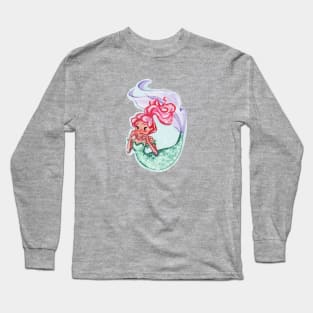 Strawberry Hair Mermaid Long Sleeve T-Shirt